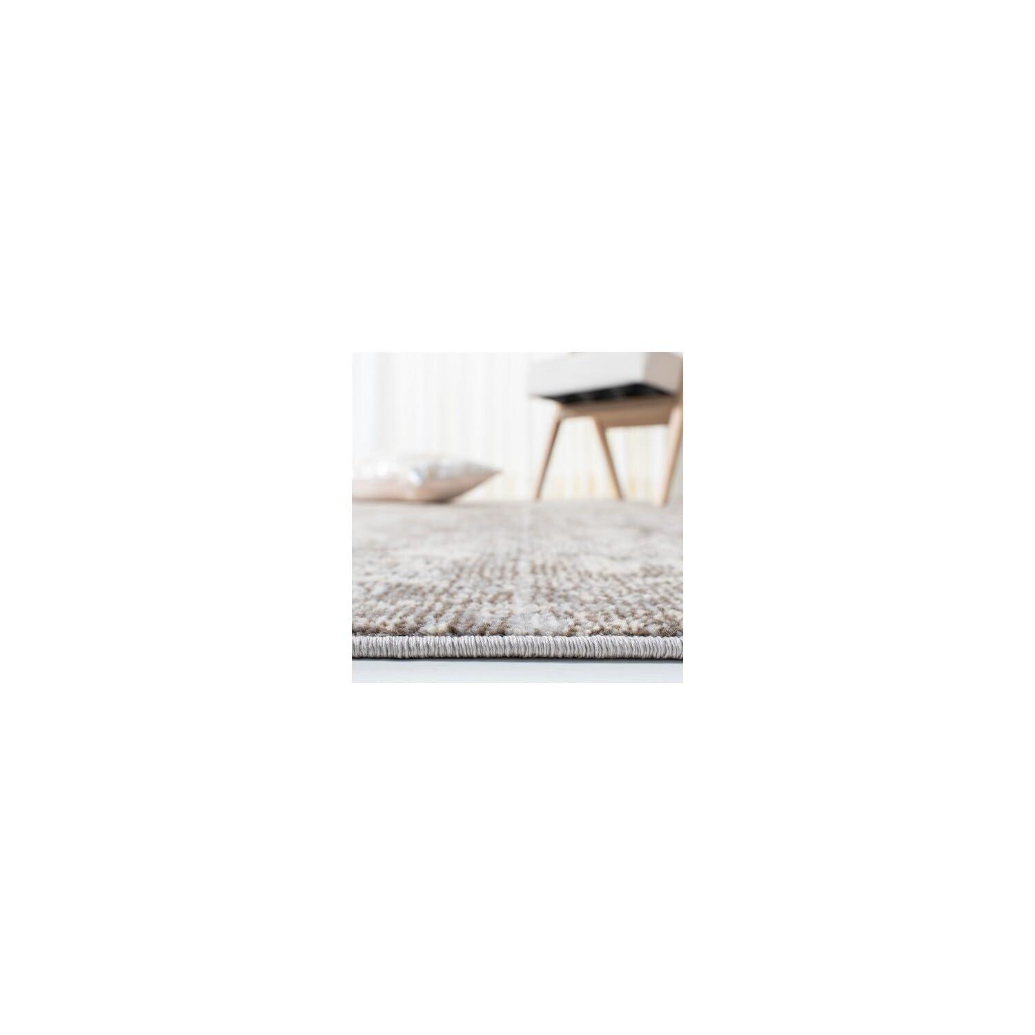 Madison MAD471 Power Loomed Indoor Area Rug - Grey/Beige - 12'x18' - Safavieh