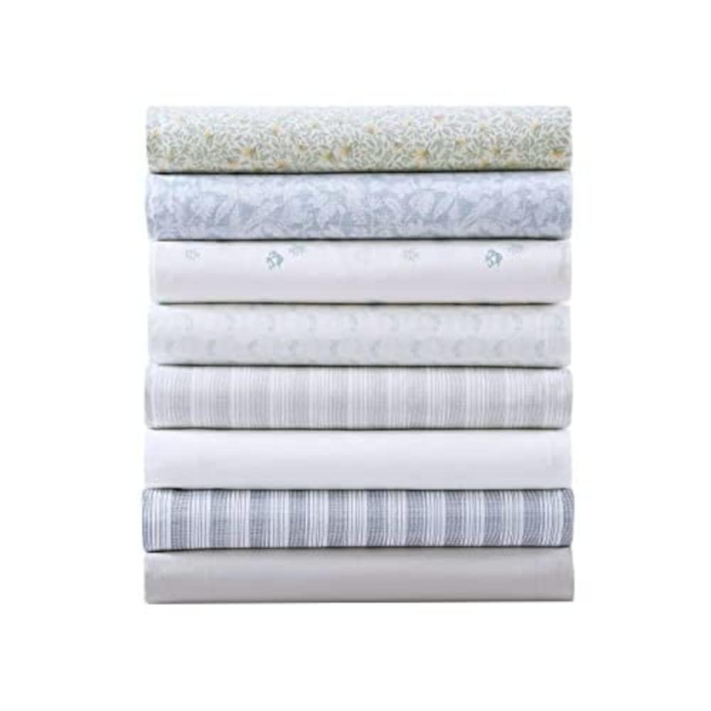 Tommy Bahama Crane Flower 100% Cotton Percale- 4 Piece- Sheet Set  Green- Queen