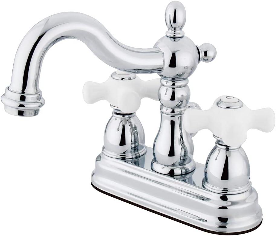 Heritage Centerset Bathroom Faucet with Drain Assembly