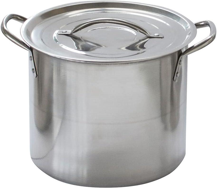 Stainless Steel 6-Piece Stock Pot Set with Lids