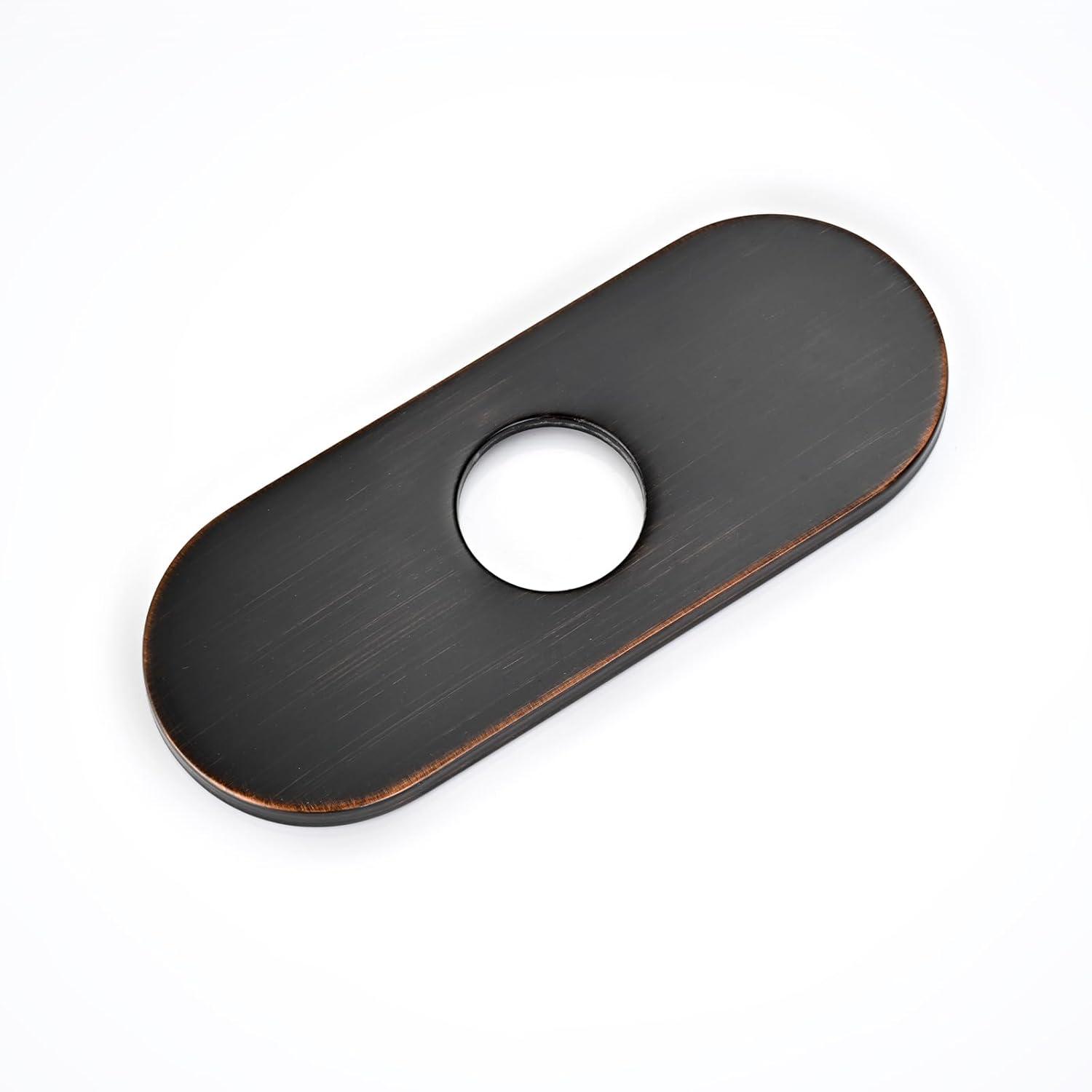 6.3 Inch Oil Rubbed Bronze Stainless Steel Escutcheon Plate