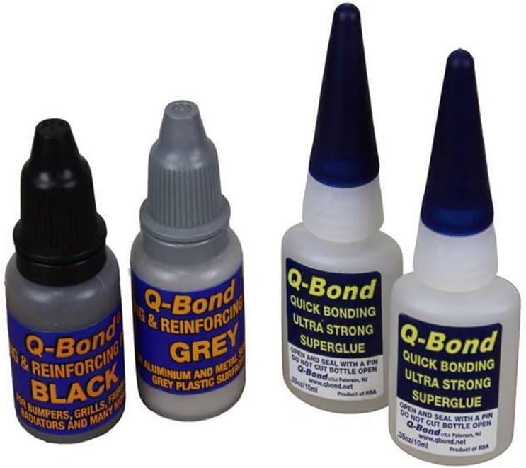 K Tool International Q-BOND KIT Fast Acting Automotive Adhesives, 0.32 oz Bottle