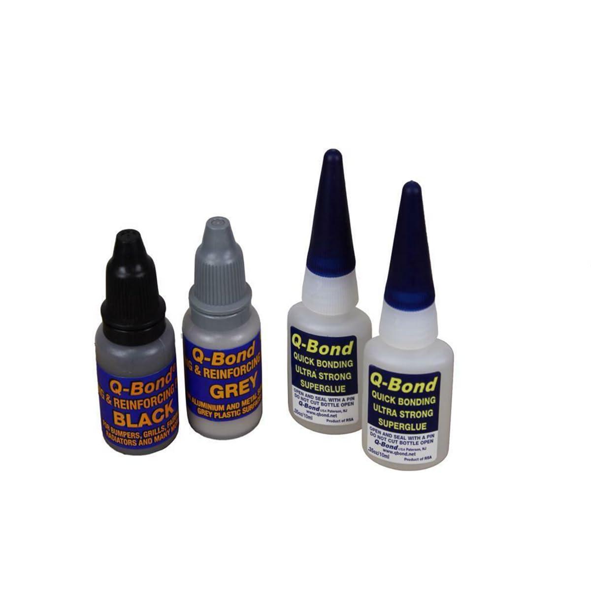 K Tool International Q-BOND KIT Fast Acting Automotive Adhesives, 0.32 oz Bottle