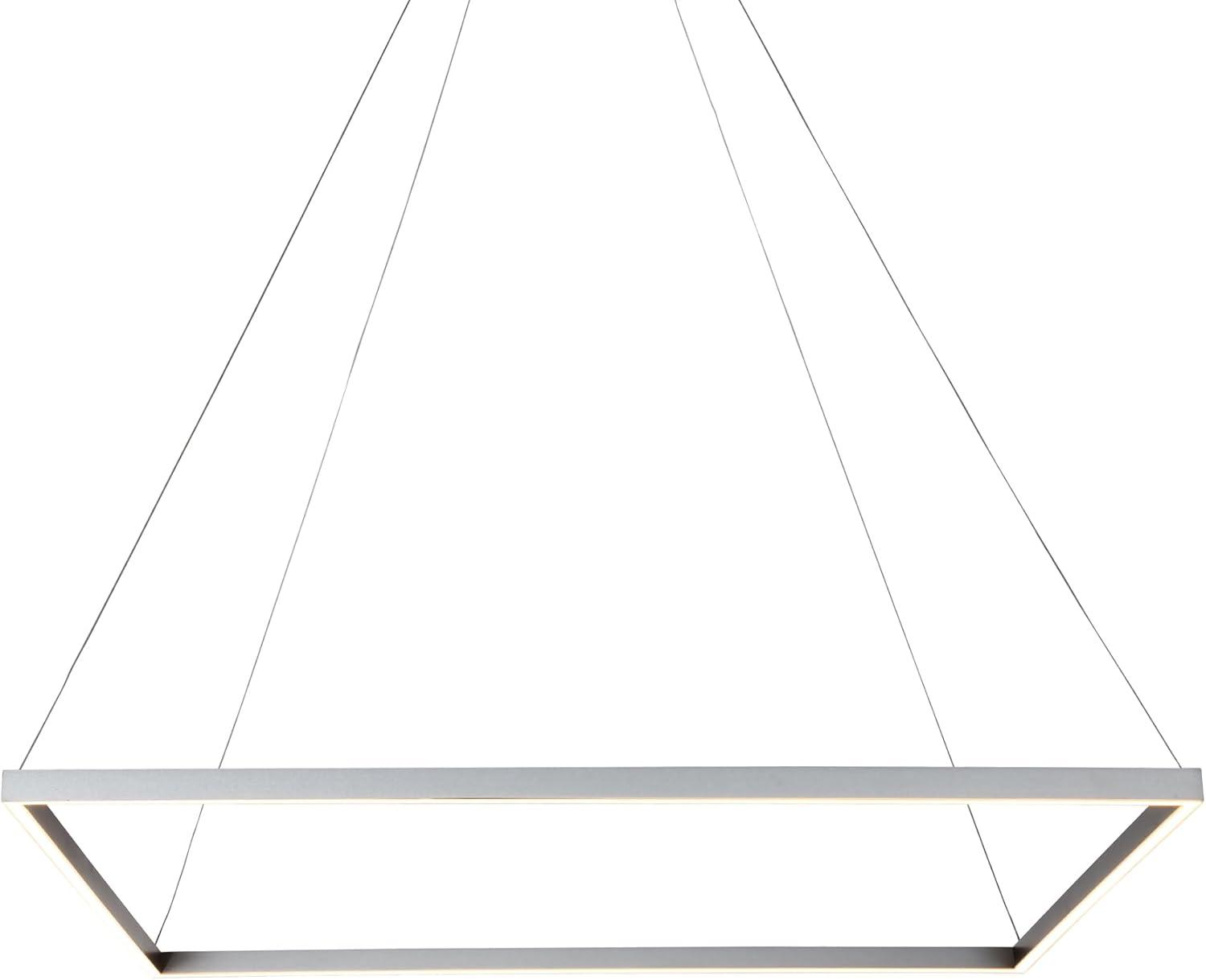 Atria Integrated LED Linear Pendant Height Adjustable ETL Certified Square Chandelier Lighting