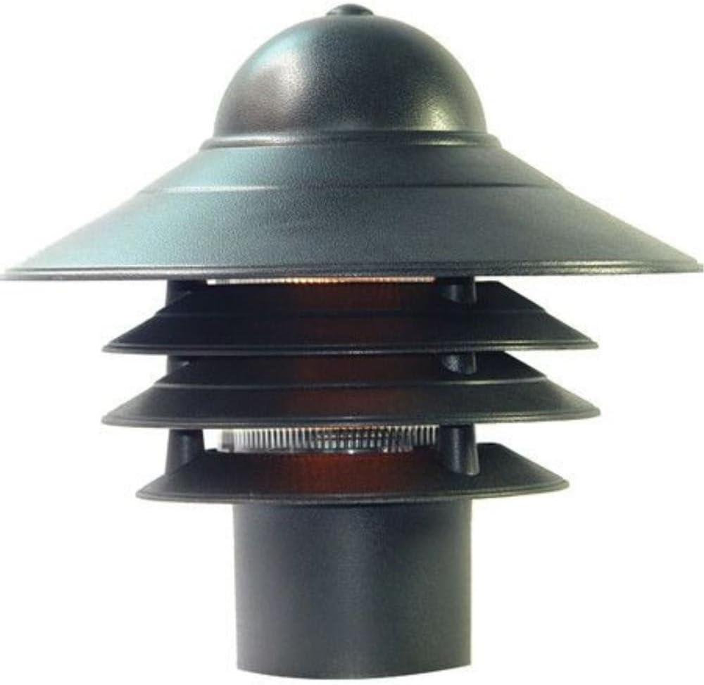 Acclaim 87BK Mariner Collection 1-Light Post Mount Outdoor Light Fixture, Matte Black