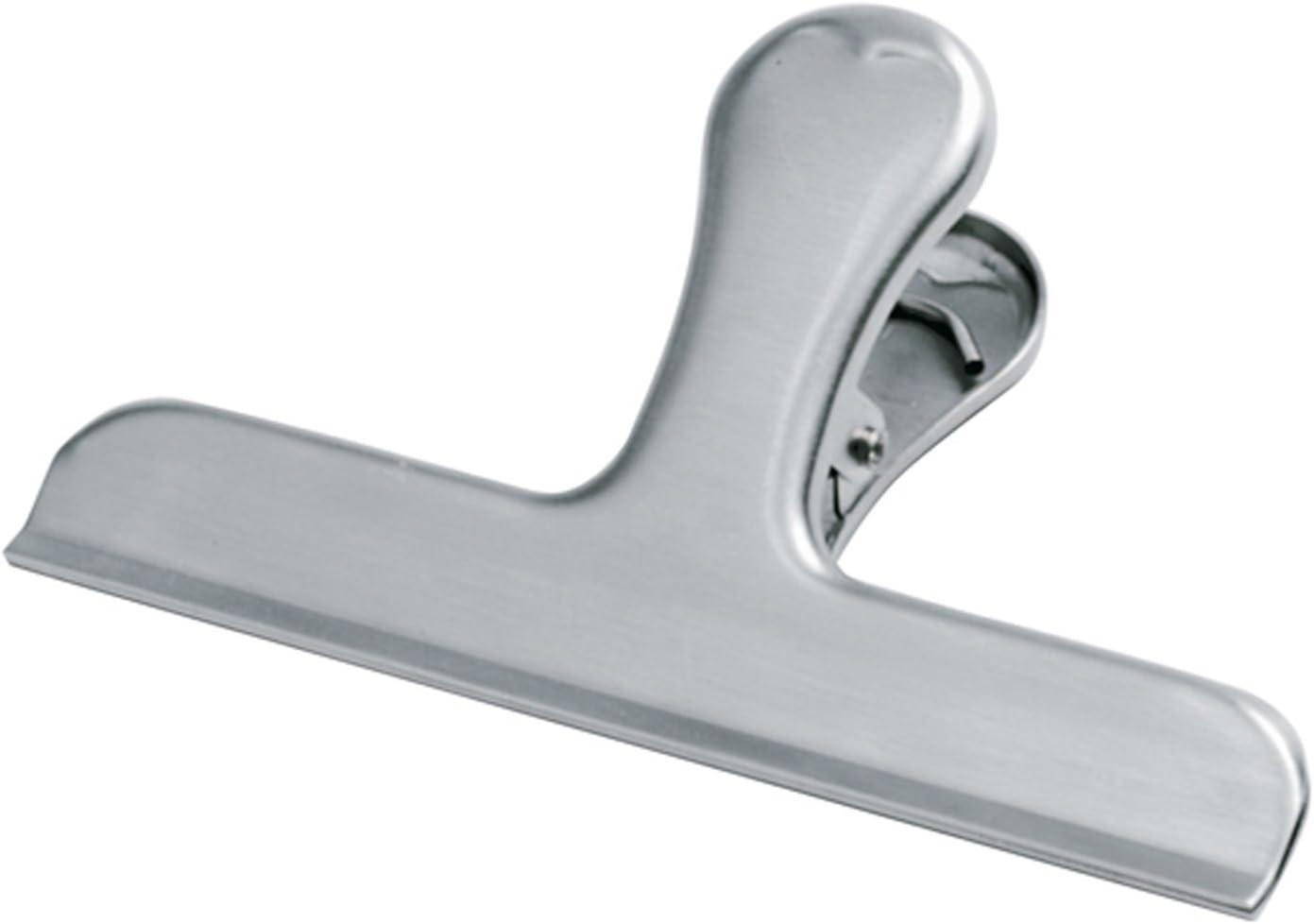Brushed Stainless Steel Jumbo Airtight Bag Clip