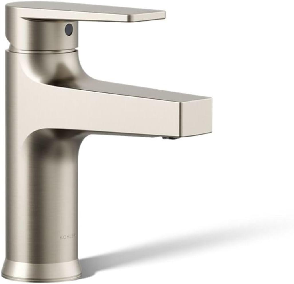 Kohler Taut Single-Handle Bathroom Faucet with Pop-Up Drain Assembly, One Hole Bathroom Sink Faucet, 1.2 gpm