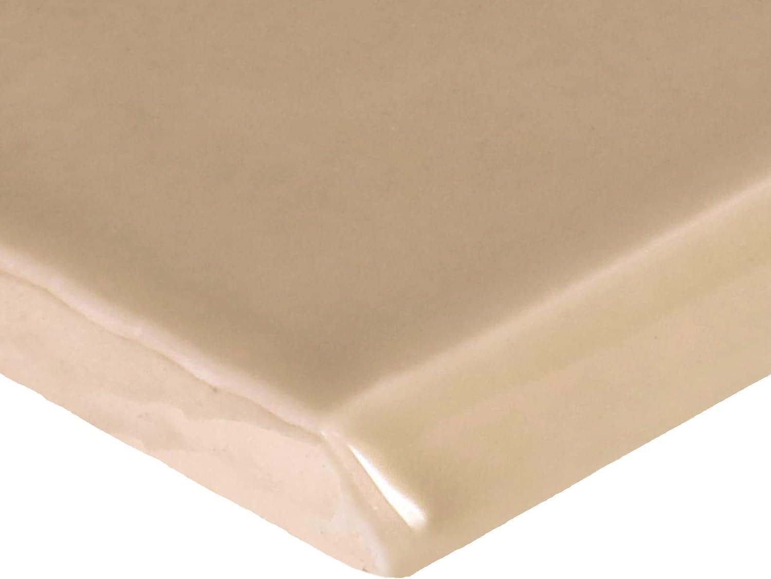 Artigiano 6'' L x 3'' W Ceramic Bullnose Tile Trim