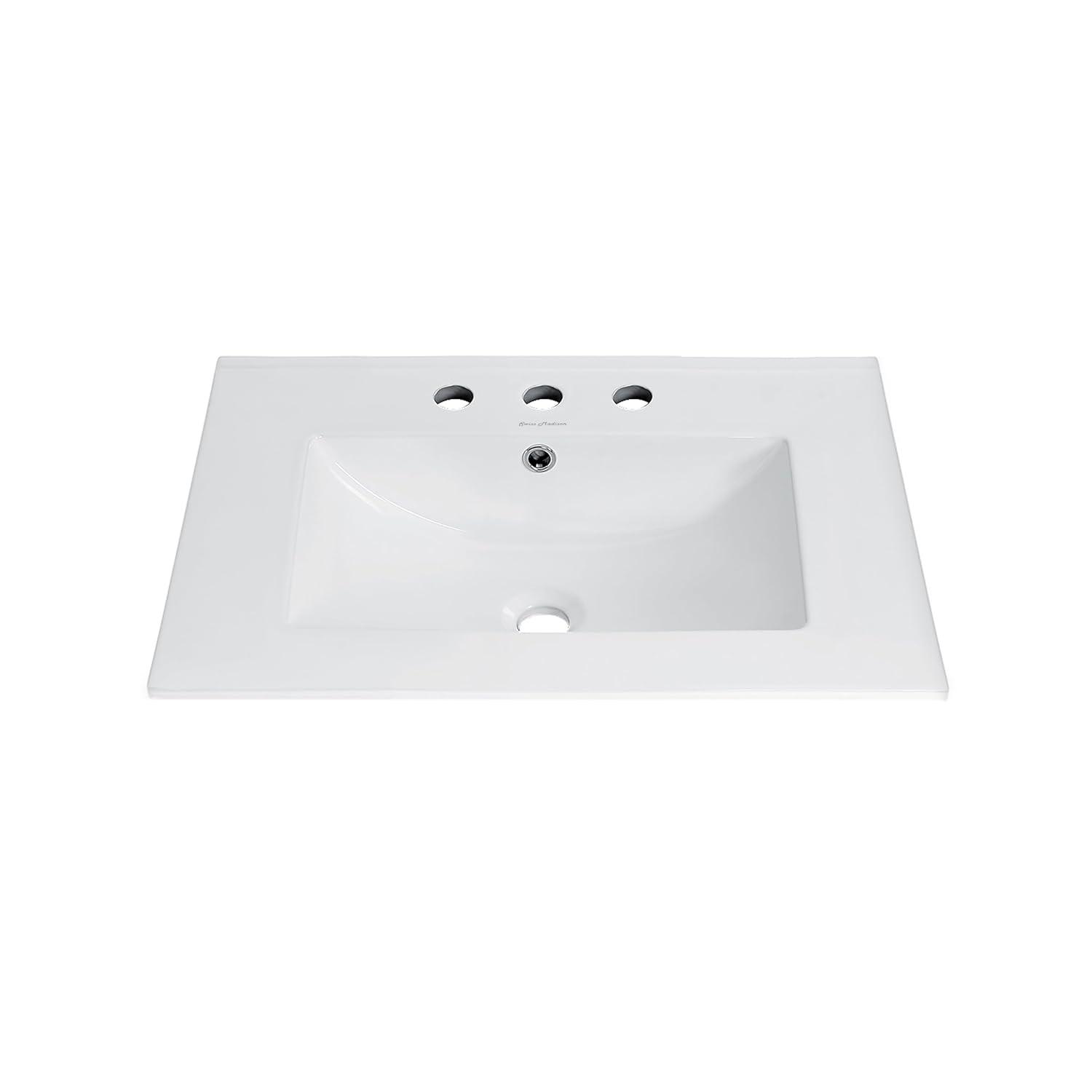 Ceramic 24" Single Bathroom Vanity Top