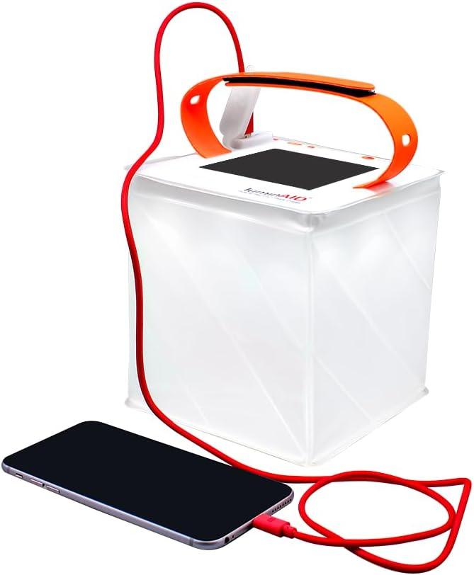 LuminAID Max QI Inflatable Solar Lantern and Charger