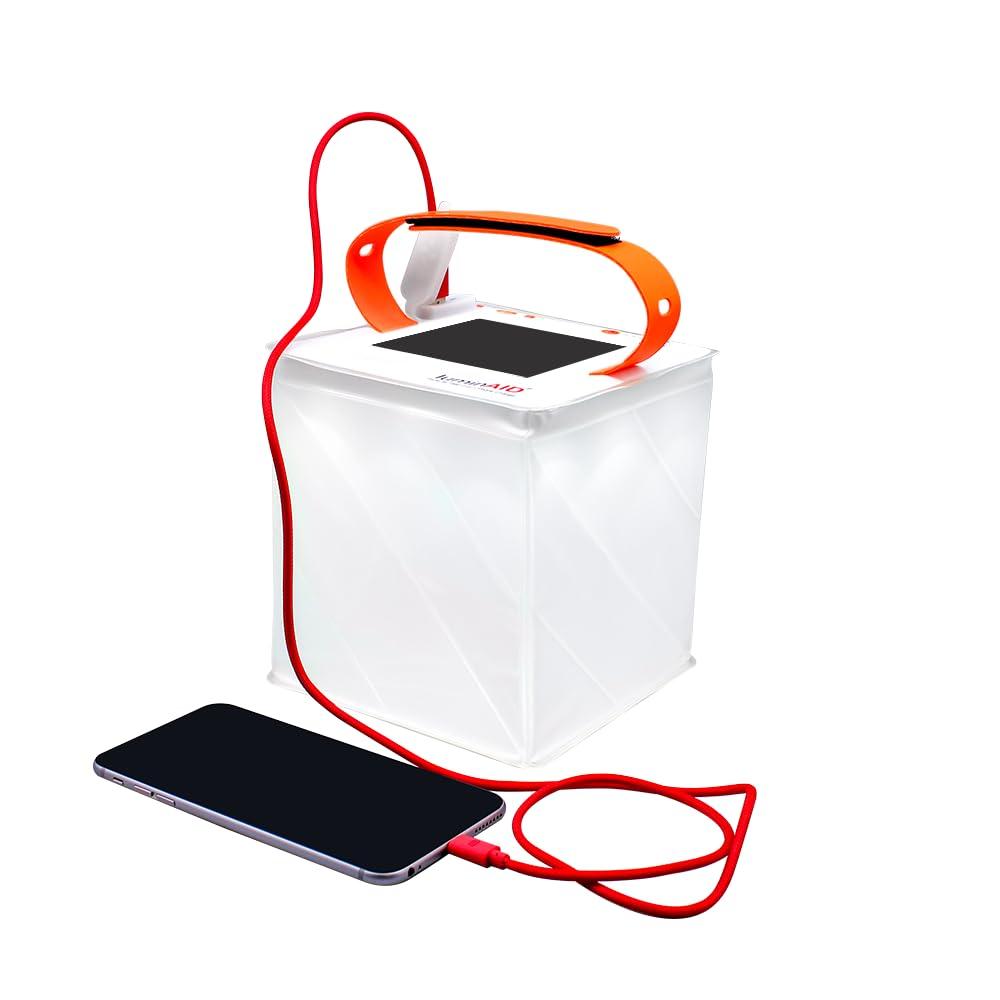 LuminAID Max QI Inflatable Solar Lantern and Charger
