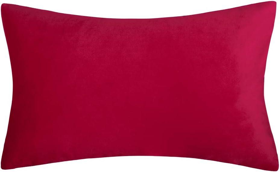 Christmas Decor Textured Velvet Pillow Cover