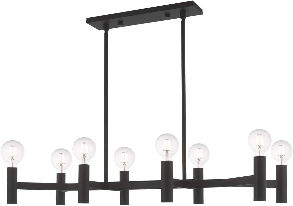 Livex Lighting Copenhagen 8 - Light Chandelier in  Black