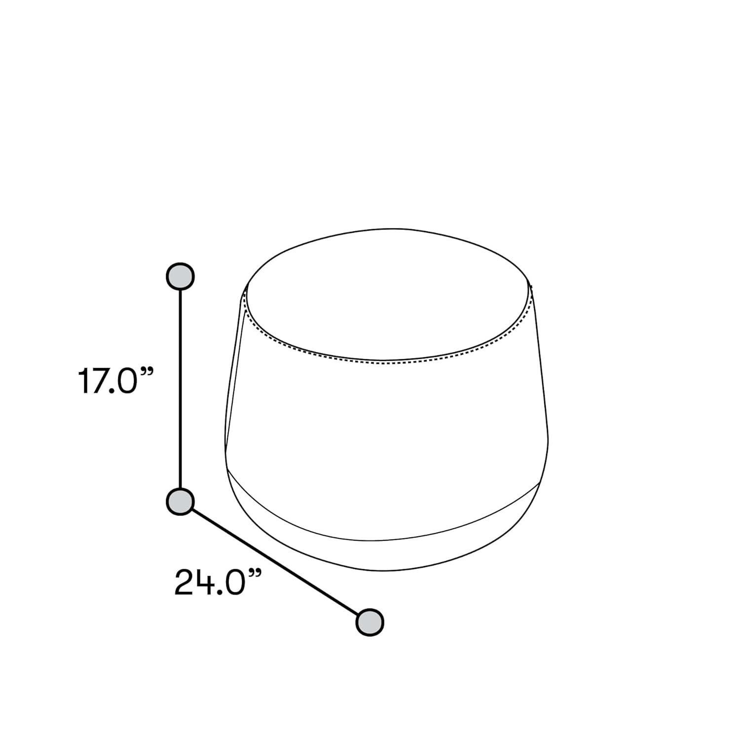 Elowen Ottoman Gray - Lifestyle Solutions