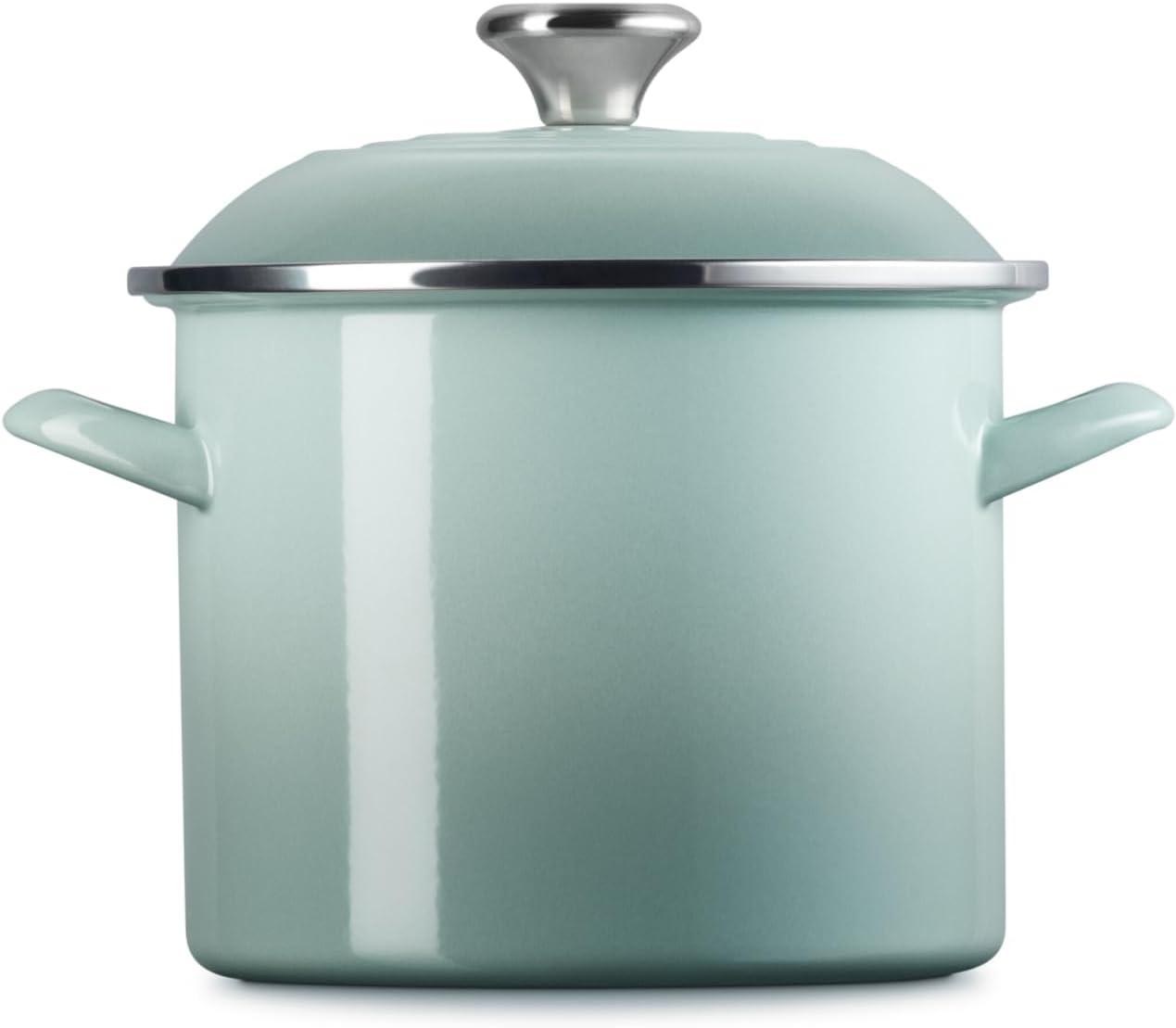 Le Creuset ® 6-Qt. Sea Salt Stockpot with Stainless Steel Knob