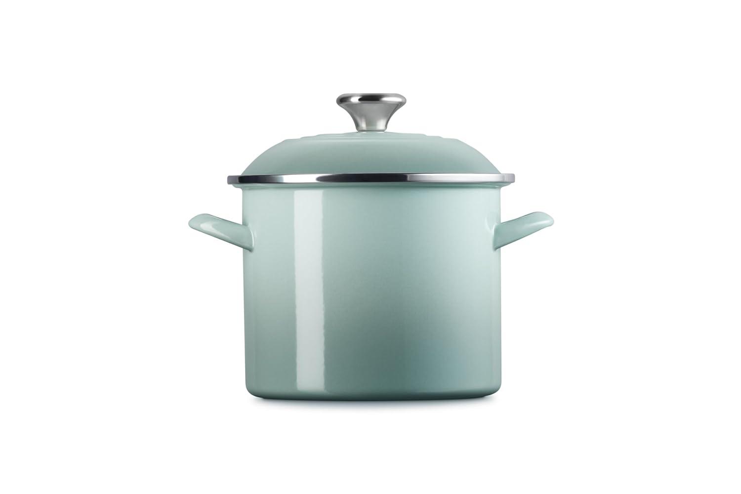 Le Creuset ® 6-Qt. Sea Salt Stockpot with Stainless Steel Knob