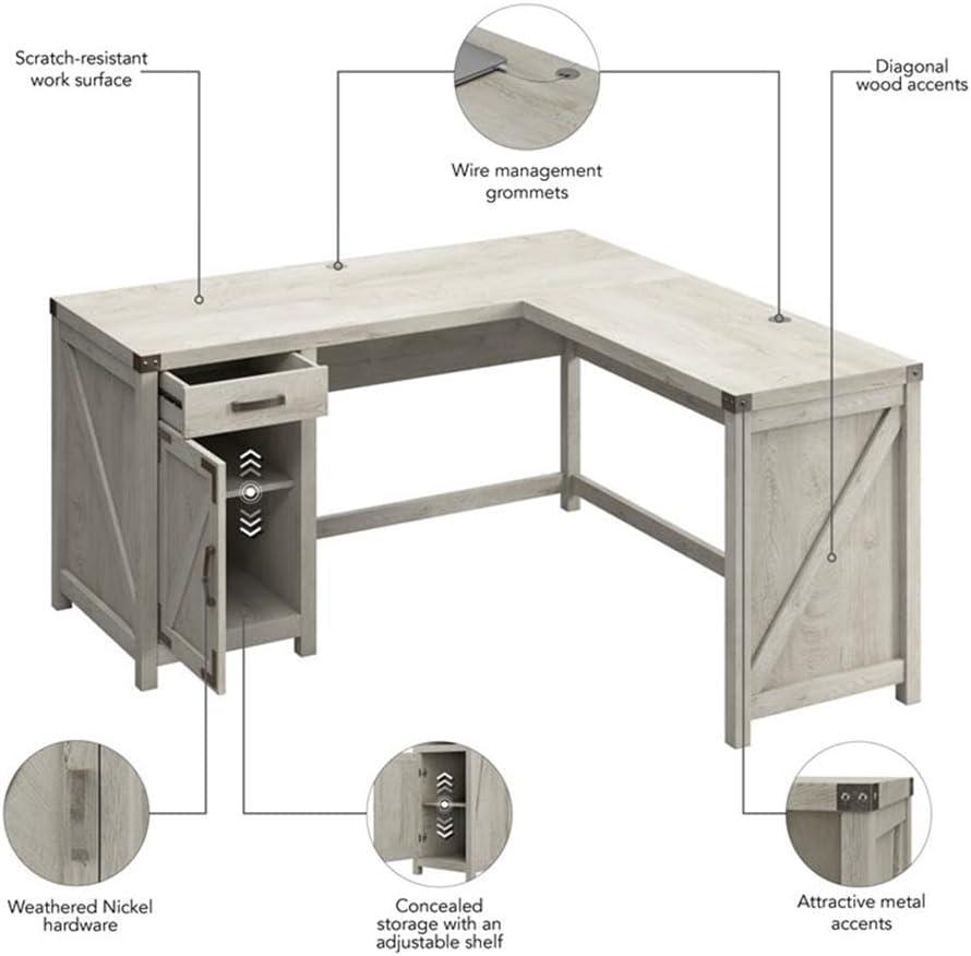 Egils Cottage Grove L-Shaped Desk