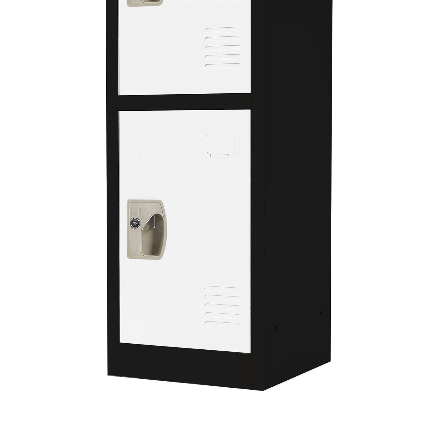 AdirOffice 12'' Wide Steel 4-Tier School and Gym Locker