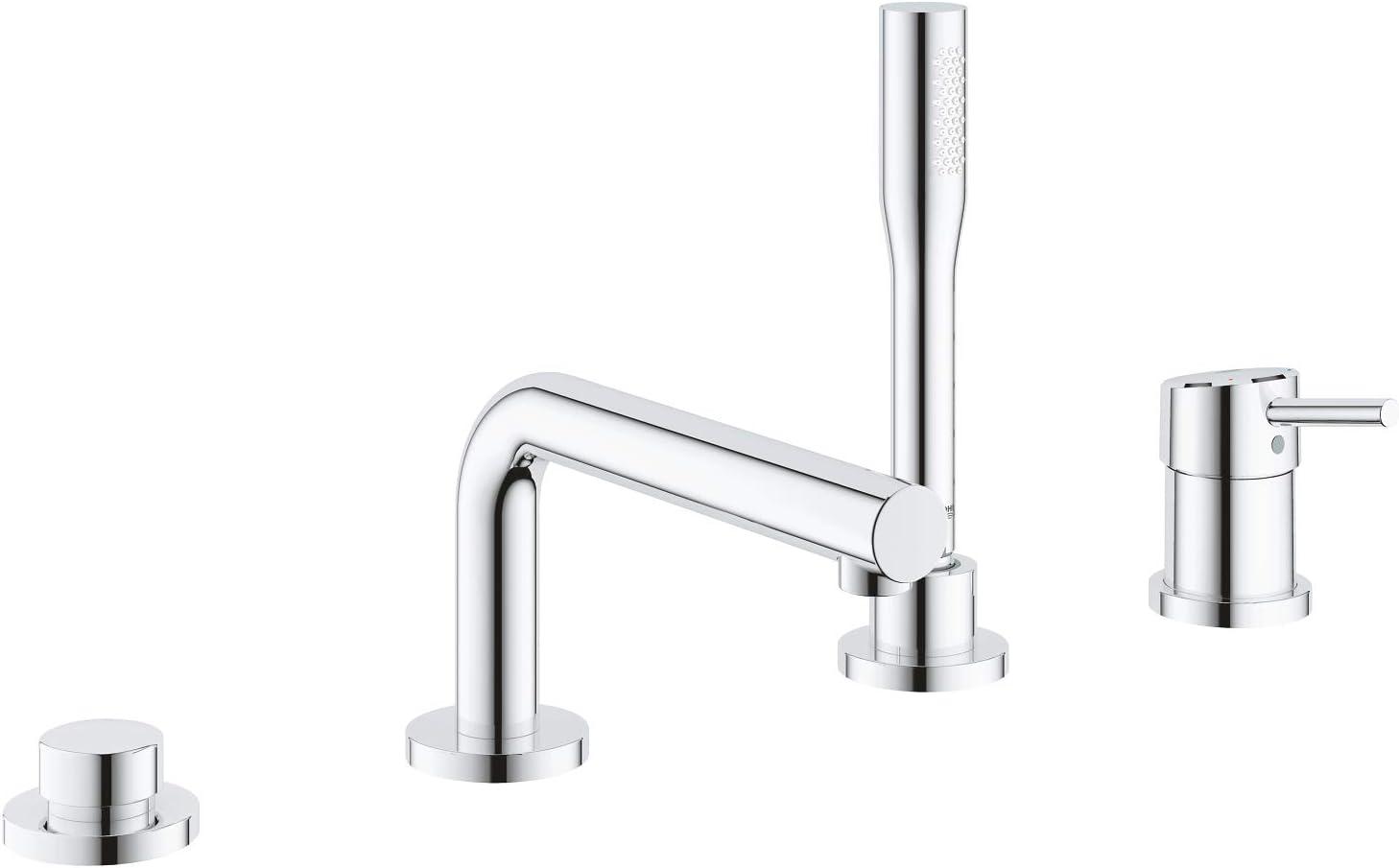 Concetto™ Single Handle Deck Mounted Roman Tub Faucet Trim with Diverter and Handshower
