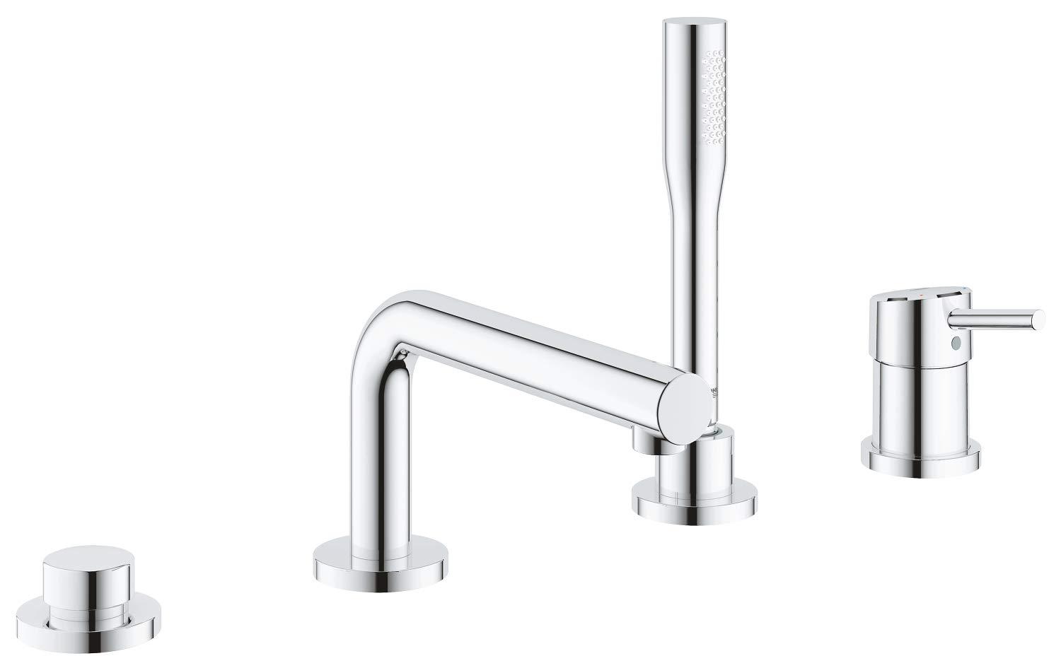 Concetto™ Single Handle Deck Mounted Roman Tub Faucet Trim with Diverter and Handshower