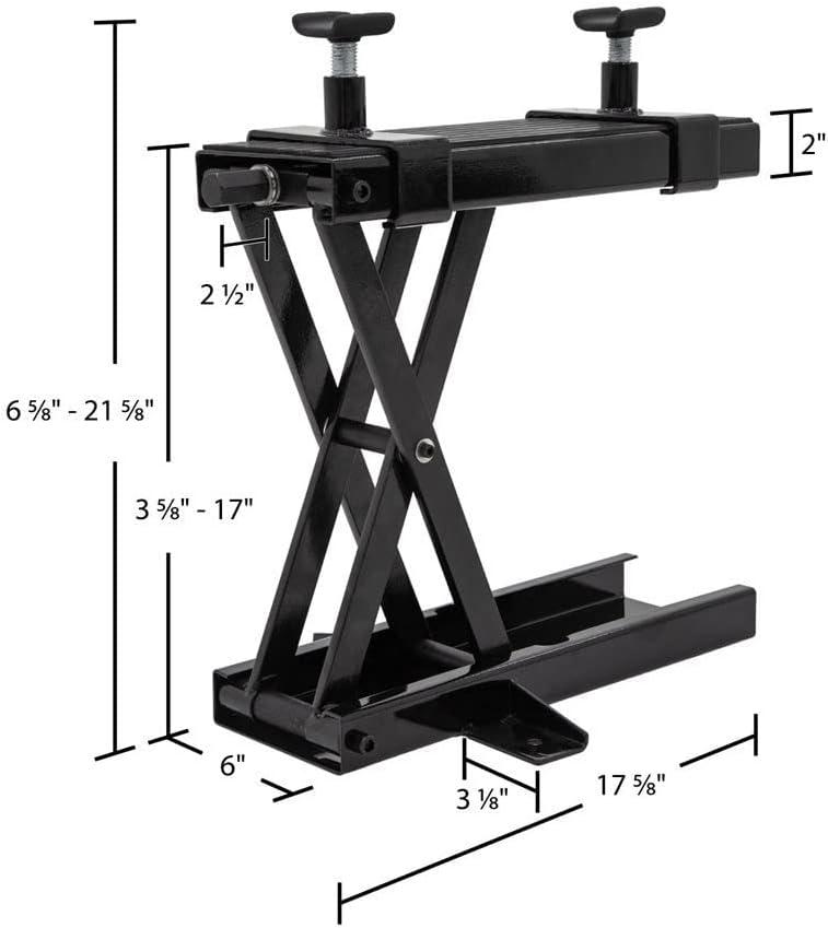 Black Widow MC-JACK Steel Motorcycle Jack, 1100 Pound Capacity