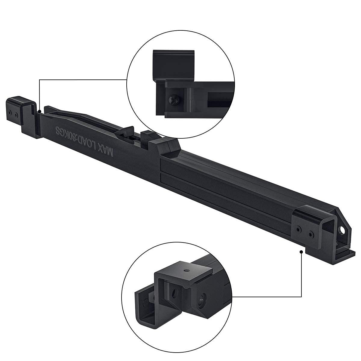 2PCS Soft Close barn Door Hardware kit Barn Door Soft Close Mechanism Spring Buffer Damper Hole-Free Version Fit for Door Weight 60-176 Pounds Adjustable Door Stoppers 2022NEWEST (Use for 20-40)