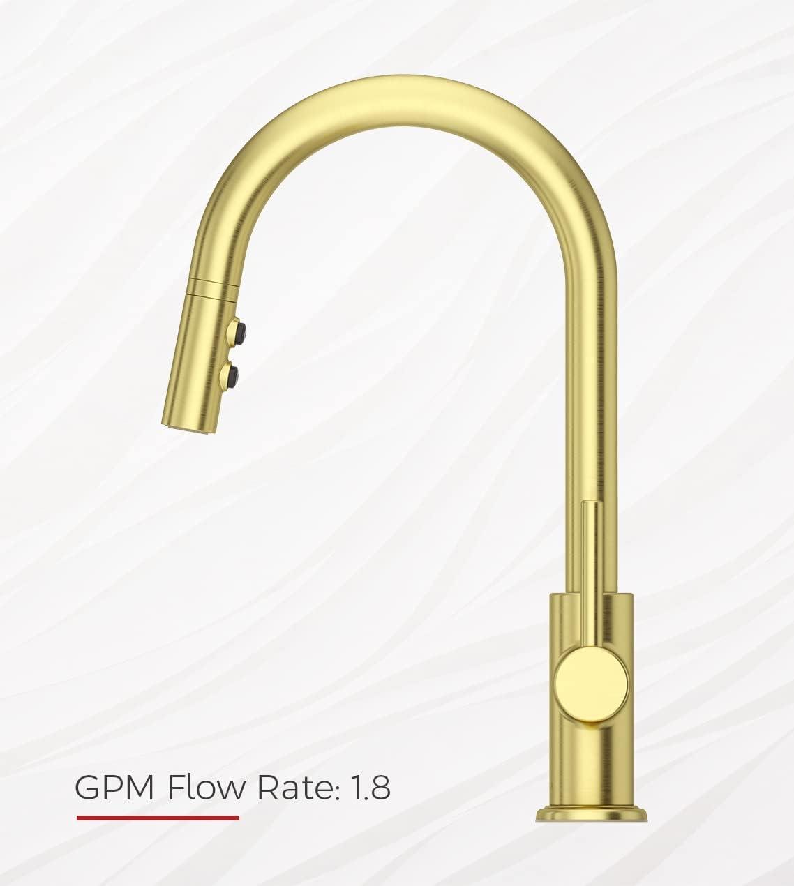 Pfister LG529SABG Stellen Pull Down Single Handle Kitchen Faucet