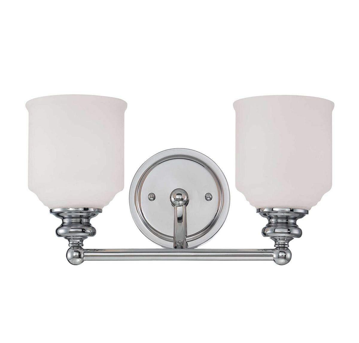 Savoy House Melrose 2 - Light Vanity in  Polished Chrome