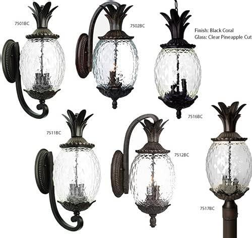 Acclaim Lighting Lanai 3 - Light Post Light in  Black Coral