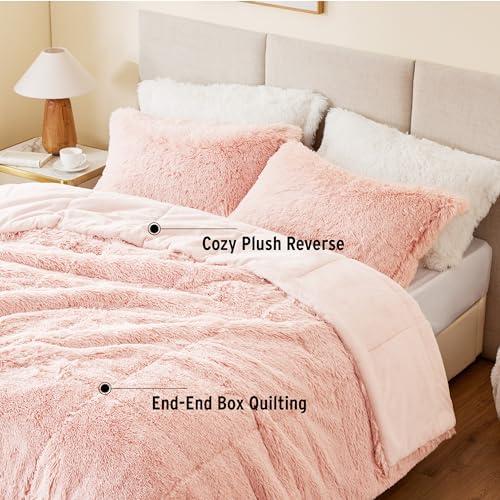 Intelligent Design Malea Shaggy Faux Fur Comforter Mini Set