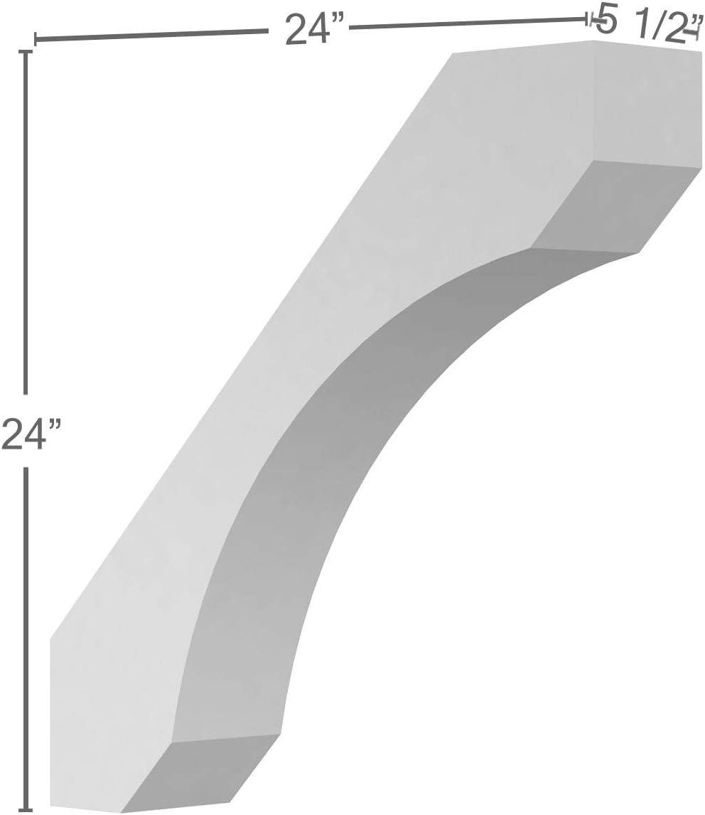 Ekena Millwork 5 1/2"W x 24"D x 24"H Legacy Bracket