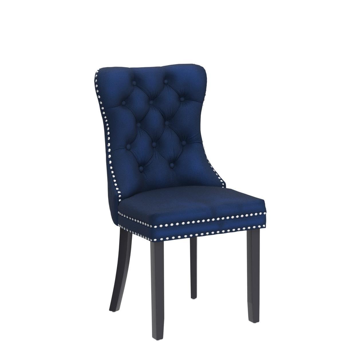 Rosdorf Park Velvet Kitchen Upholstered Dining Chair (Set of 4)