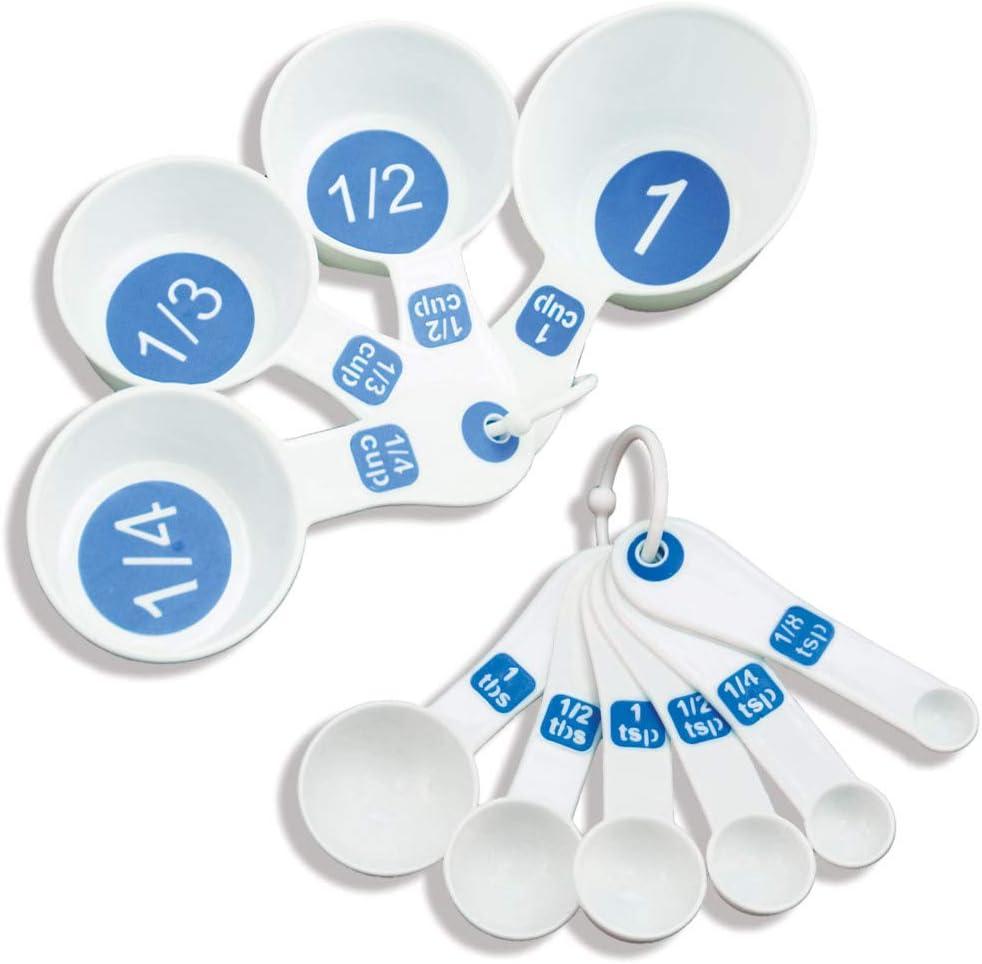 EZ Large Print Measuring Cup and Spoon 11-pc Set