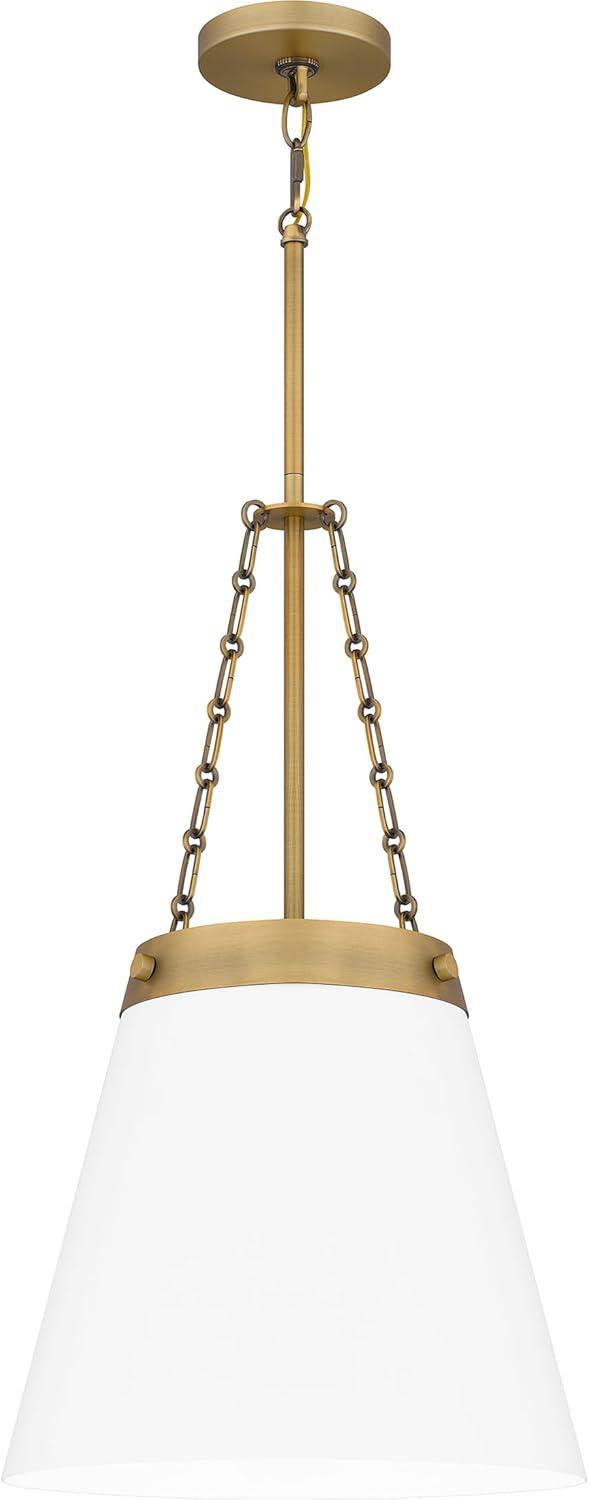 Quoizel Lighting 1 - Light Pendant in  Aged Brass