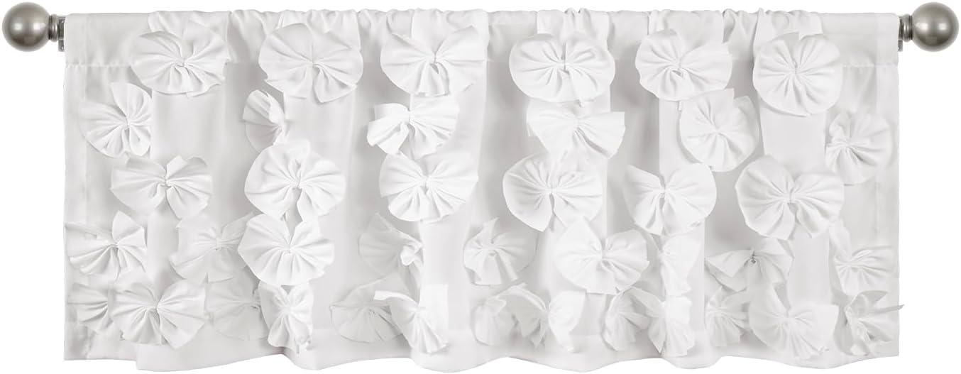 Lush Decor Scalloped 52'' W Window Valance
