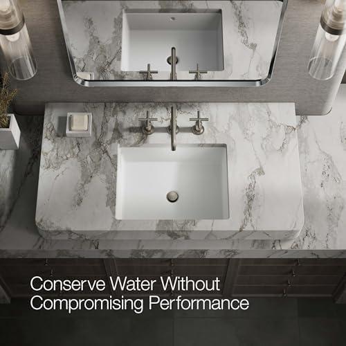 Purist® Widespread Bathroom Sink Faucet with Low Cross Handles and Low Spout