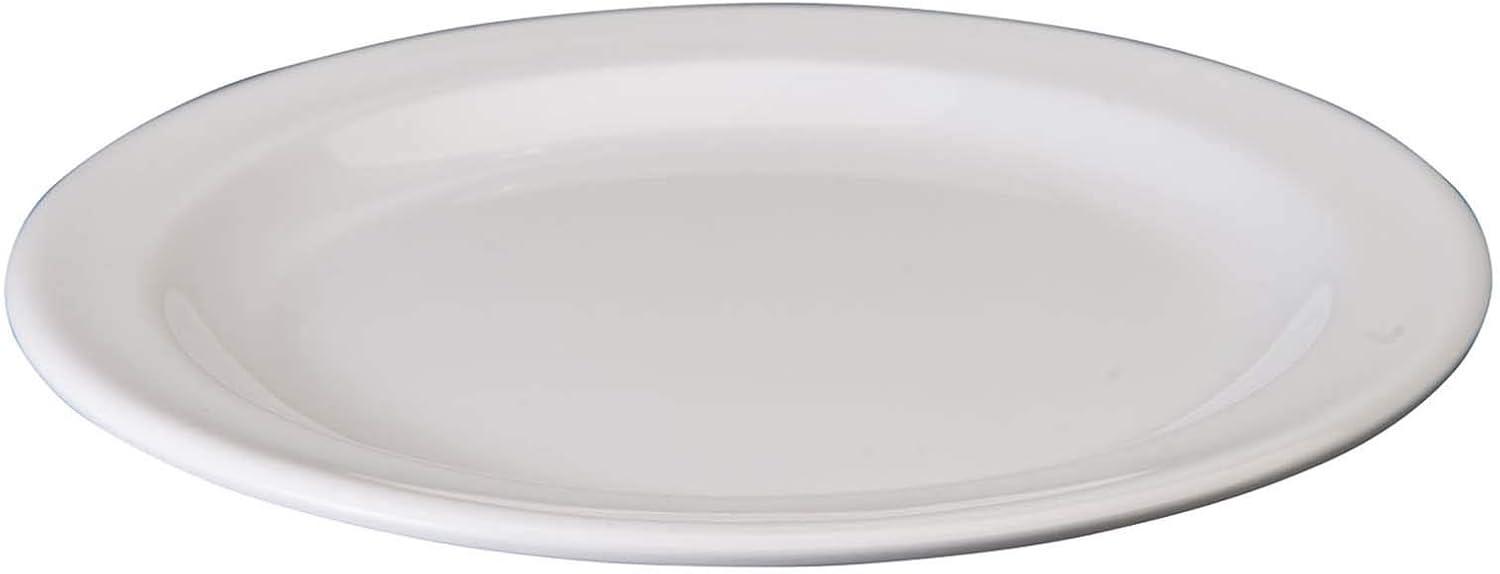 White Melamine Round 7-Inch Dessert Plate