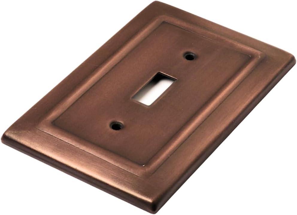 Monarch Abode Architectural 1-Gang Toggle Light Switch Standard Wall Plate (Set of 2)