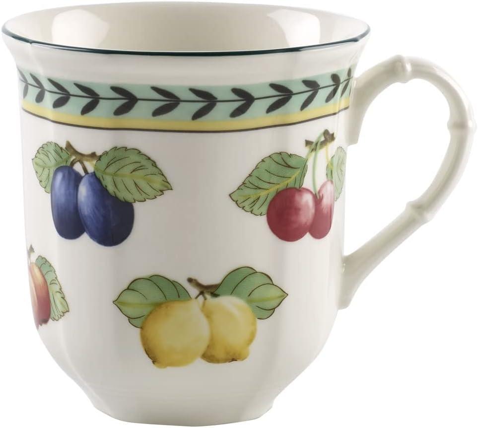 Villeroy & Boch French Garden Fleurence Mug, Premium Porcelain Made In Germany, Set Of 4, 11Oz