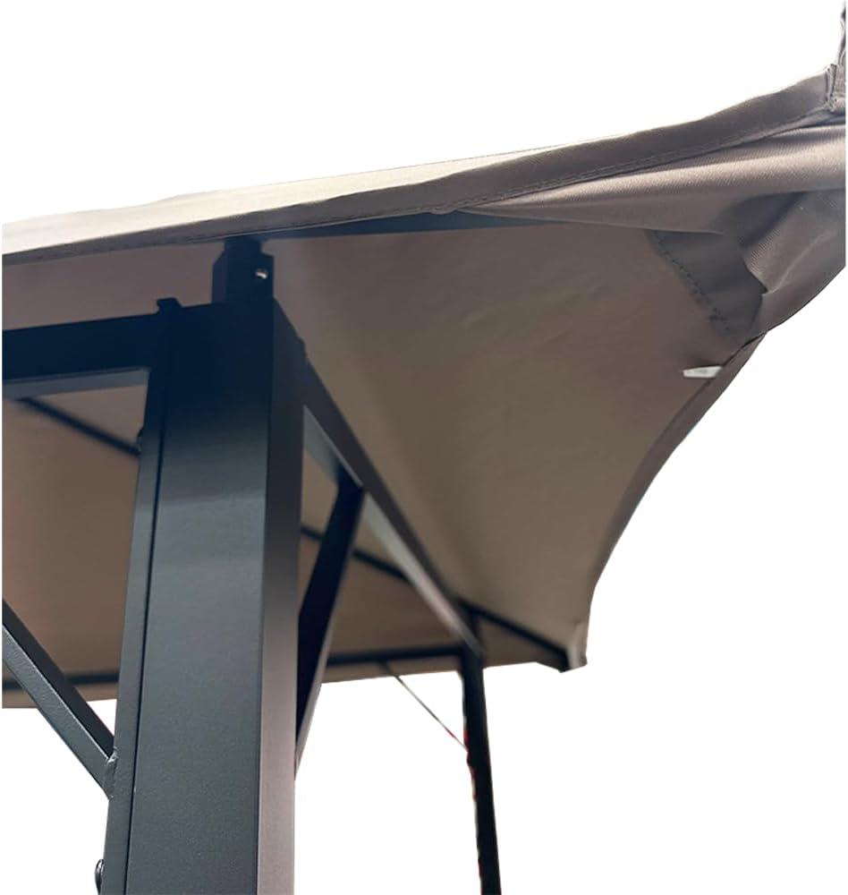 Garden Winds Custom Fit Replacement Canopy Top Cover Compatible with The Style Selections Gfs20317s Grill Gazebo - Upgraded Performance RIPLOCK 350 Fabric