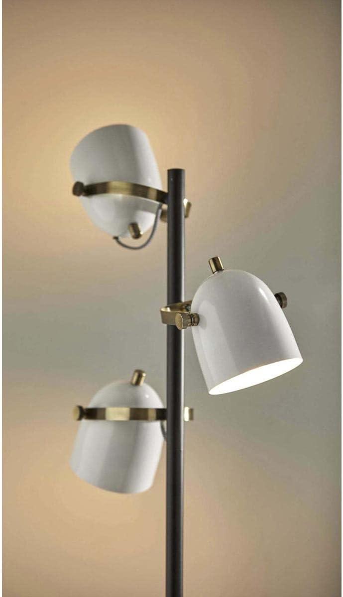 Kenneth Metal 3-Light Floor Lamp (65")