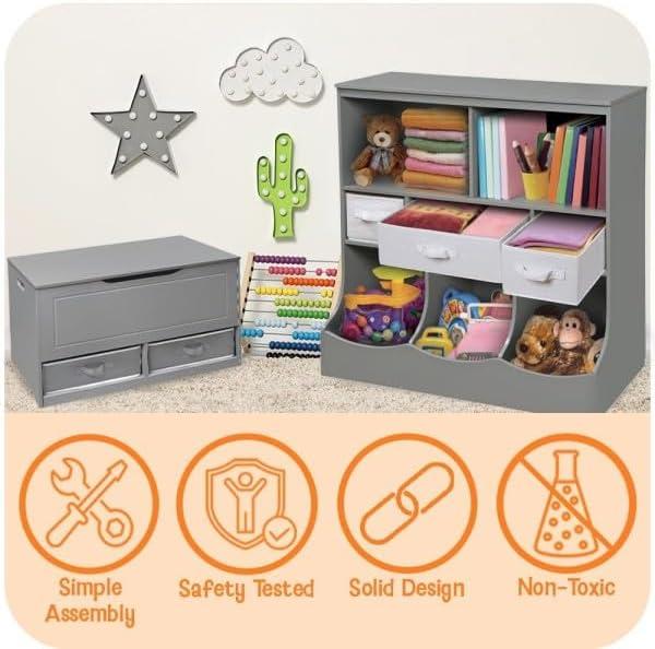 Badger Basket 5-Bin Storage Cubby With Feet & Reviews | Wayfair