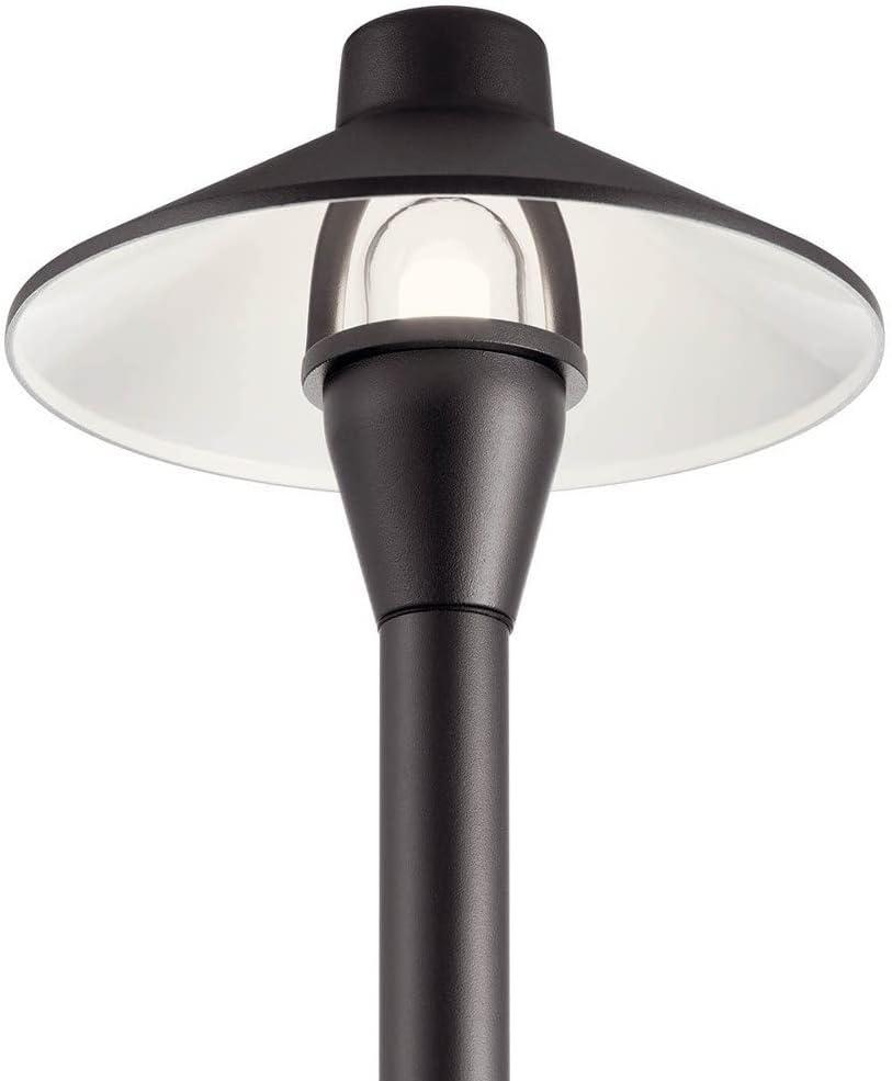 Kichler 15478 High Hat 21" Tall 12V Center Mount Path Light - Black