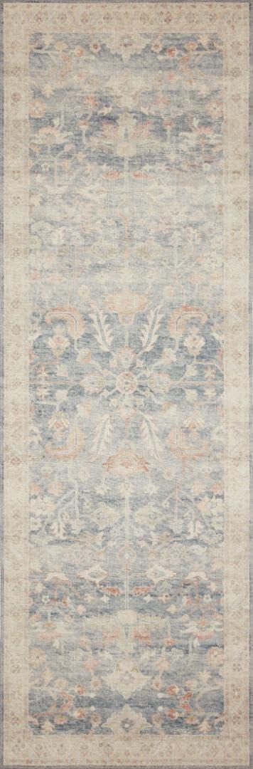 Loloi II Hathaway Printed Oriental Denim / Multi Area Rug