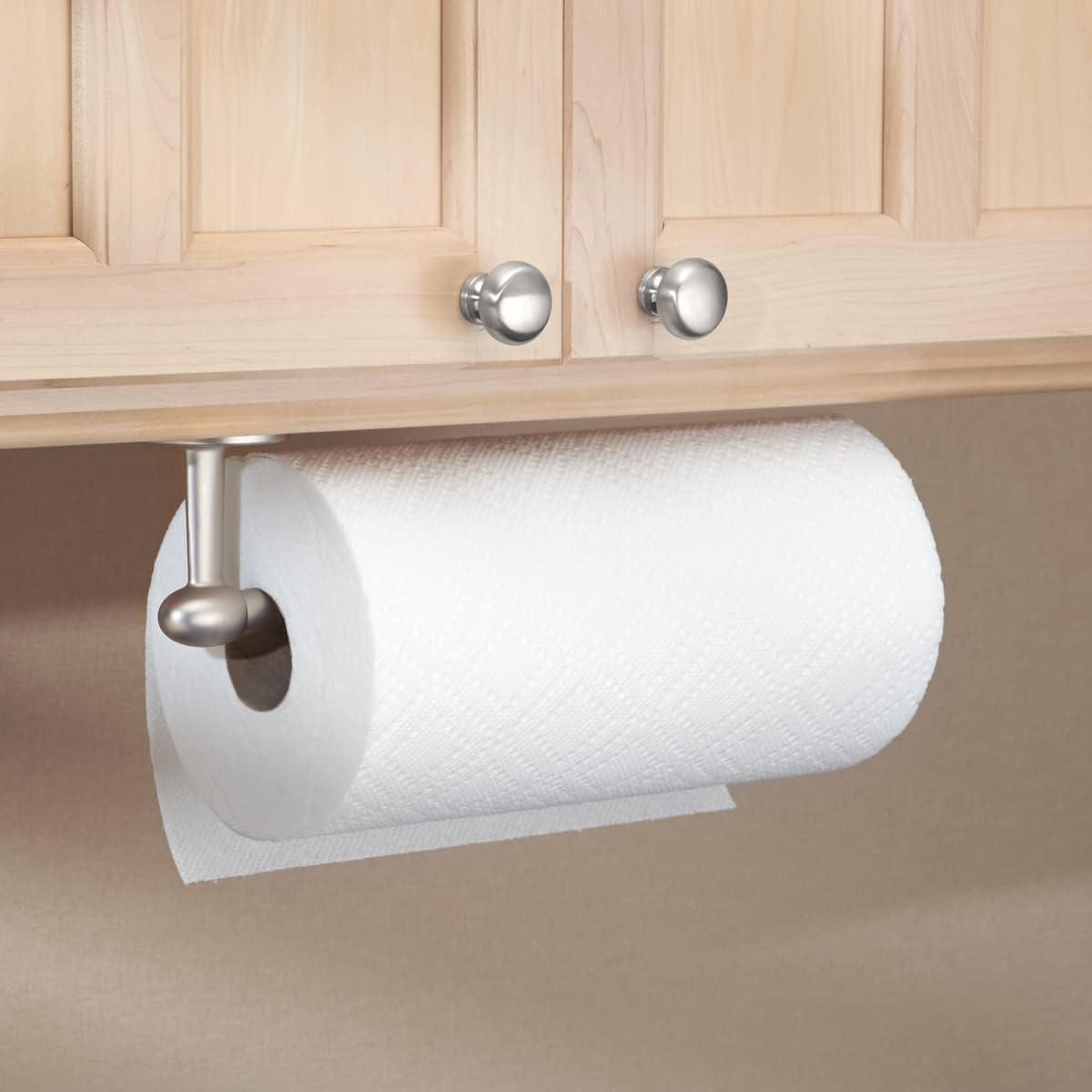 Orbinni Metal Wall / Under Cabinet Mounted Paper Towel Holder