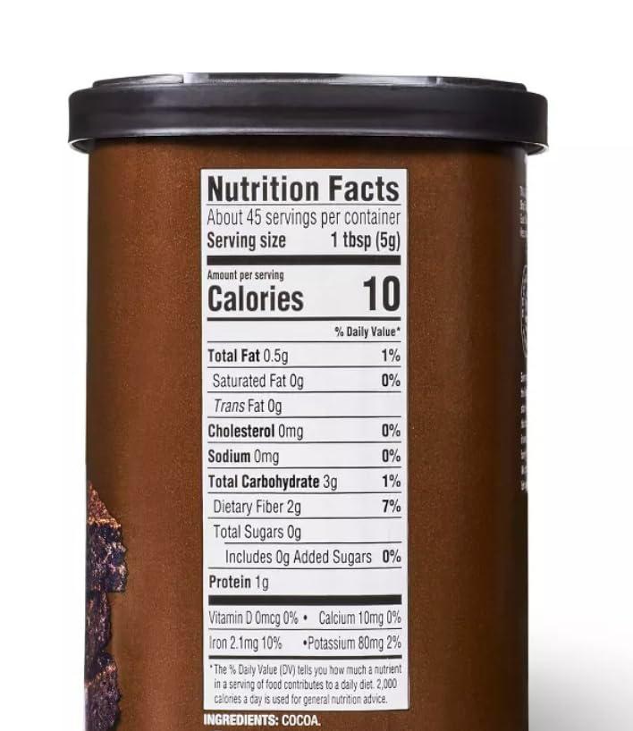 Natural Unsweetened Cocoa Powder - 8oz - Good & Gather™