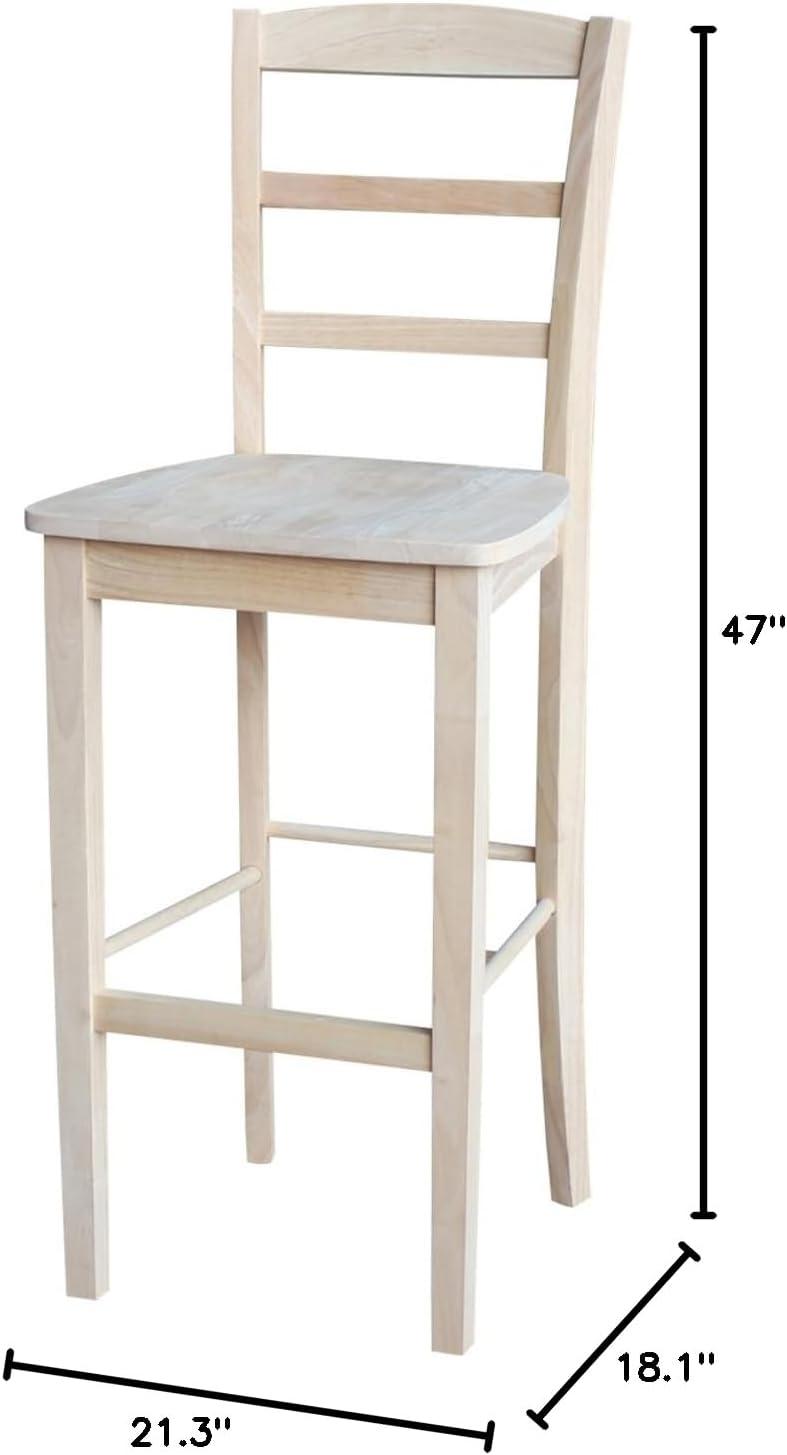 International Concepts Madrid Bar Height Stool - 30 inches Seat Height