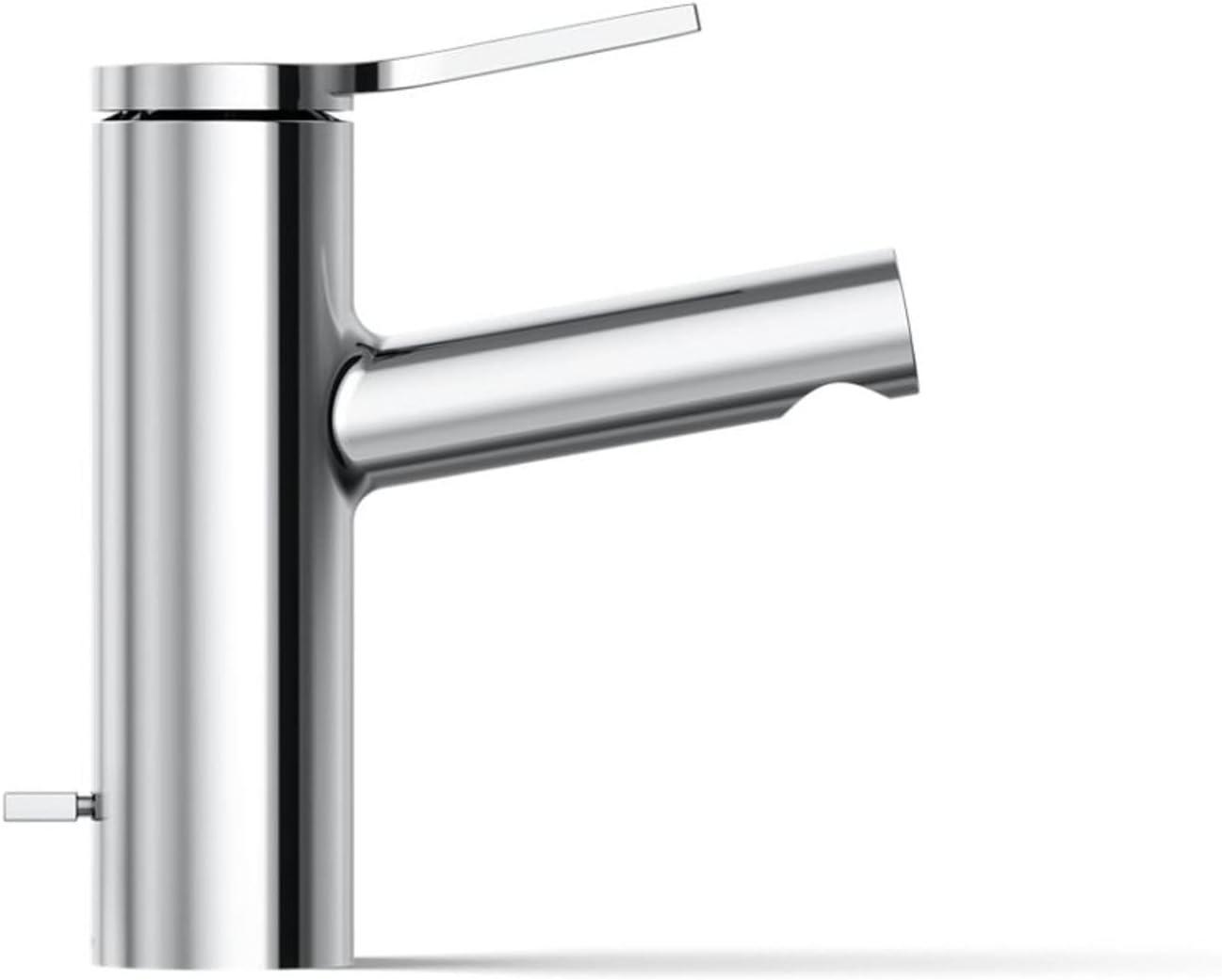 Kohler Elate Single-Handle Bathroom Faucet with Pop-Up Drain Assembly, One Hole Bathroom Sink Faucet, 1.2 gpm