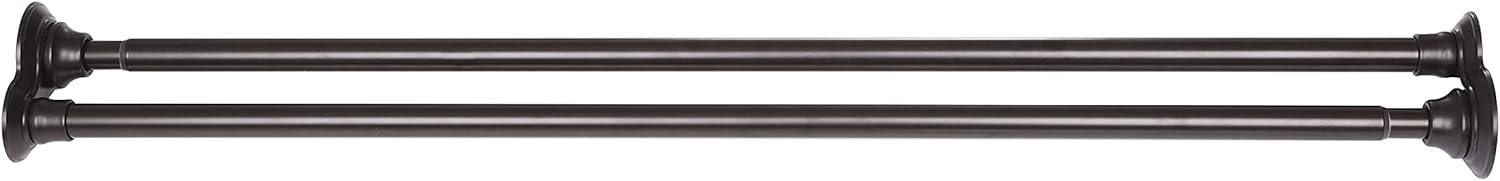 Oil Rubbed Bronze Double Tension Shower Curtain Rod