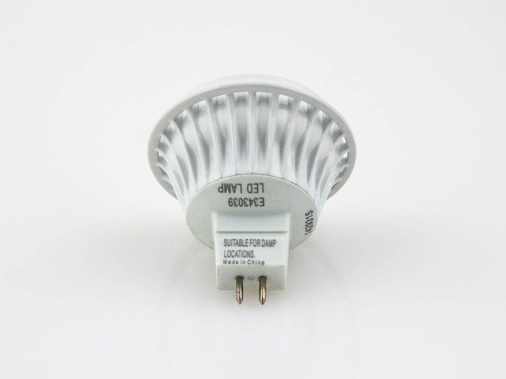 Cool White 6.5W LED Bi-Pin Dimmable Flood Light Bulb